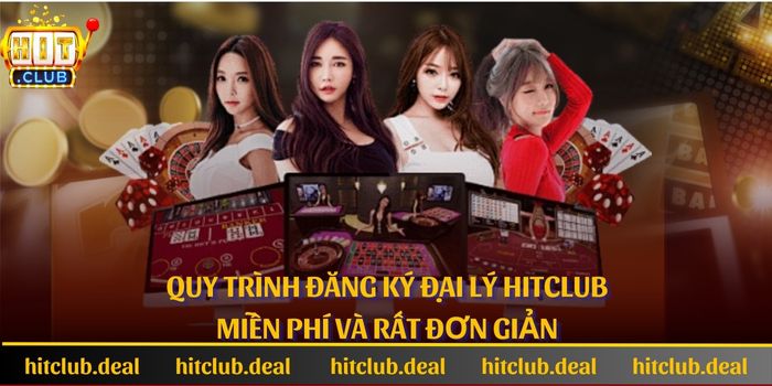 Quy trình đăng ký đại lý Hitclub miễn phí và rất đơn giản